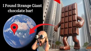 I Found Strange Giant chocolate bar In Real Life On Google Earth And Google Map