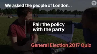 General Election 2017 Quiz: Pair the policy with the party