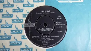 Northern - THE O'JAYS - Lipstick Traces - LIBERTY LIB 66102 UK 1965 Soul Dancer Benny Spellman