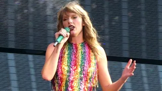 Taylor Swift - Speech about reputation before Delicate in Wembley London June 22/06/18 HQ