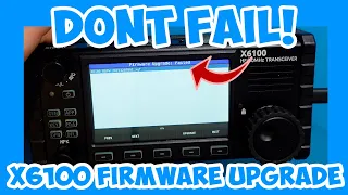 Xiegu X6100 -  Upgrading Your Firmware - How to Tutorial