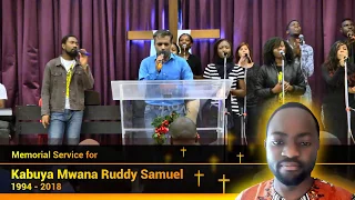Memorial Service for Brother Kabuya Mwana Ruddy Samuel