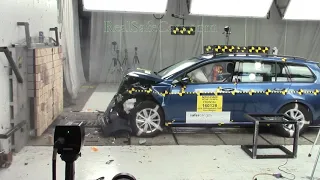 Volkswagen Golf SportWagen (2015-2019) ALL Crash Tests [Side-Pole, Front, Side]