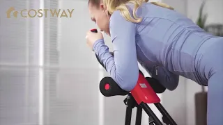 Costway Aparato Plegable para Músculos Abdominales Aparato