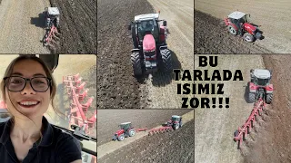 YAĞMUR SONRASI ÇİFT TRAKTÖR TARLA SÜRDÜK!