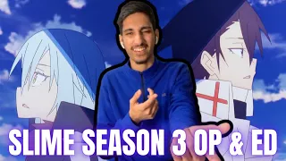 WE BACK!! | That Time I Got Reincarnated as a Slime S3 OP & ED 1 REACTION