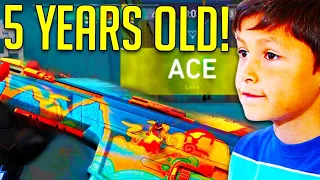 5 YEARS OLD VALORANT PLAYER GOT ACE IN VALORANT COMPETITIVE