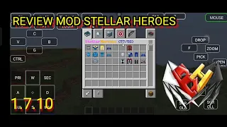 Review Mod Stellar Heroes😃 [1.7.10] (pojav launcher)