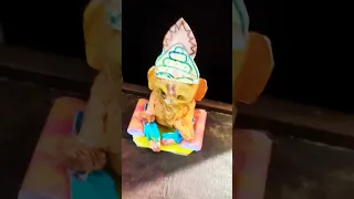 Ganesh idol with waste papers cute Ganesha😍🙏🙏 #viral #shorts jai ganesh