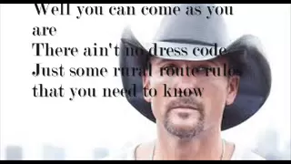 Down On The Farm- Tim McGraw (Lyrics+Pictures)