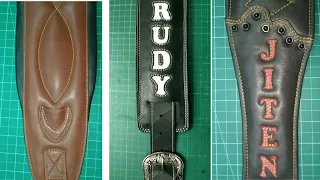 YH Antigo® Custom made Leather Guitar Strap/belt  adjustable #bassist #guitar #guitarist #musicians