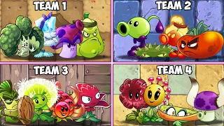 Pvz 2 Plant Teams Vs Zombie Teams - What team is the best? Plant Teams Vs Plant Teams