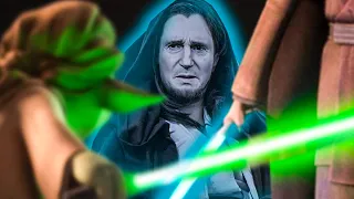 Qui Gon learns his master killed Mrs Yoda