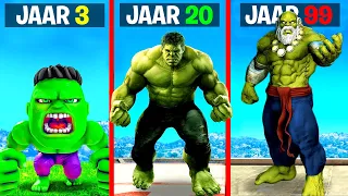 Van 0 Naar 100 JAAR Als HULK In GTA 5!