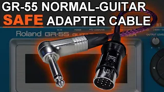 Roland GR-55 Normal-Guitar P7 & P5 (Safe) adapter cable