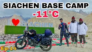 Finalley Reached Siachen Base Camp | Assam to Ladakh Solo Ride 2022 | Ep.14