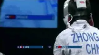 France vs China - Fencing - Men's Individual Sabre - Beijing 2008 Summer Olympic Games