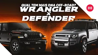 Defender vs Wrangler [COMPARATIVO 2021] Qual o melhor: Land Rover Defender ou Jeep Wrangler Rubicon?