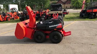 Ariens Mammoth 850 4WD Stand On Snow Machine With 2 Stage Snowblower Walk Around