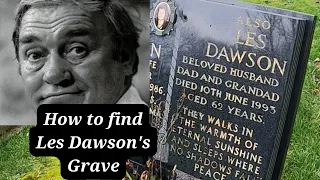 How To Find LES DAWSON'S Grave, Lytham Park