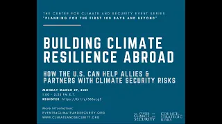 Event: Building Climate Resilience Abroad