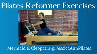 Pilates Mermaid Exercise on the Reformer | Cleopatra Reformer Exercise