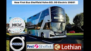 New First Bus Sheffield Volvo BZL DD Electric 36901 Ride