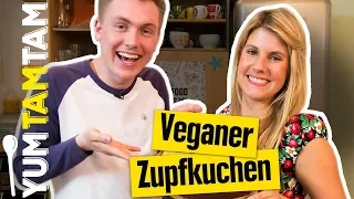 Wie BACKT man eigentlich VEGAN? // Veganer russischer Zupfkuchen mit Tomatolix // #yumtamtam