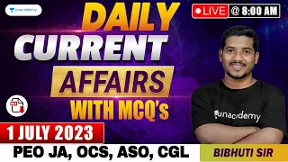 Daily Current Affairs Live | 1 July 2023 |  Bibhuti Sir