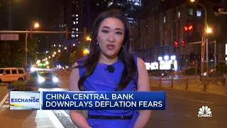 China’s central bank downplays deflation fears