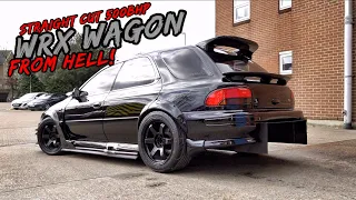 THIS EVIL*500BHP STRAIGHT CUT GEAR'D*SUBARU STI WRX WAGON IS LETHAL!!