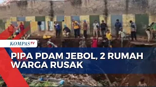 Jalan Ambles dan Rumah Rusak, Warga Bandung Minta PDAM Ganti Rugi Imbas Pipa Bocor