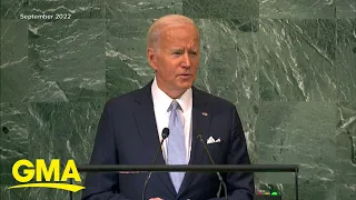 President Biden heads to NY for UN General Assembly | GMA