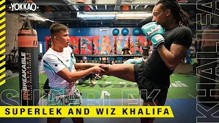 Muay Thai Session | Superlek Training Wiz Khalifa at Unbreakable Gym LA | YOKKAO