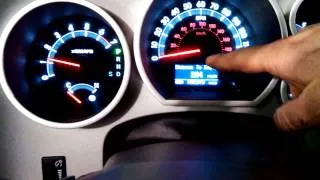 Maintenance required reset 2007 Toyota Tundra