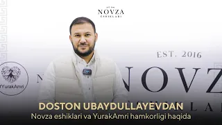 Doston Ubaydullayev YurakAmri va Novza eshiklari hamkorligi haqida... #dostonubaydullayev #yurakamri