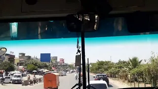 University Bus On GT Road High Speed and Horn blowing.