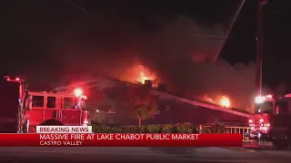 Massive fire breaks out at public market in Castro Valley