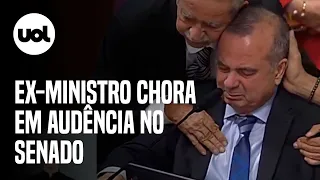 Rogério Marinho chora durante audiência para discutir presos em 8/1: 'Temos que ter resiliência'