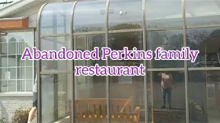 Abandoned Perkins family restaurant in Canfield Ohio