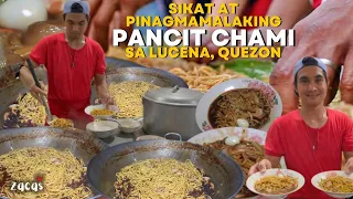 Pinag-MAMALAKING pancit CHAMI ng mga taga-Lucena! Rapsa nito! mahigit 20 years na silang nag titinda