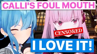 Suisei Likes Calli's Foul Mouth (Hoshimachi Suisei & Mori Calliope / Hololive) [Eng Subs]