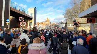 Long Closure, 17 Minutes at Lincoln High Street Level Crossing, Lincolnshire