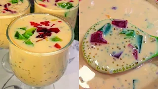 Mango Sago Dessert Recipe | Refreshing Summer Drink Recipe | Mango Tapioca Dessert