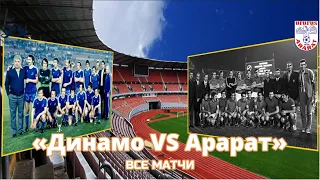 Все матчи Динамо Тбилиси vs Арарат Ереван и их результаты. Главное Кавказское дерби СССР