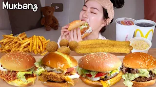 ASMR MUKBANGㅣ🍔McDonald's vs Burger King vs Korean Burger🍔 Hamburger REAL MUKBANGㅣEATING SHOW