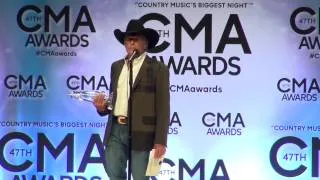 2013 CMA Awards: George Strait on winning Entertainer of the Year