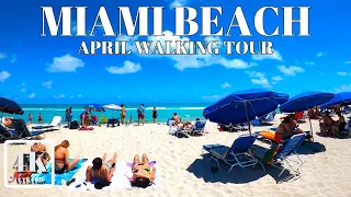 SOUTH BEACH, MIAMI BEACH APRIL 2022 WALKING TOUR 4K UHD 60FPS FLORIDA USA