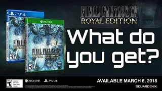 FFXV ROYAL EDITION! What is included & What isn't included.