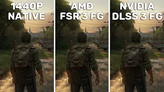 The Last of Us Part 1 - FSR 3 FG Mod vs DLSS 3 FG Mod